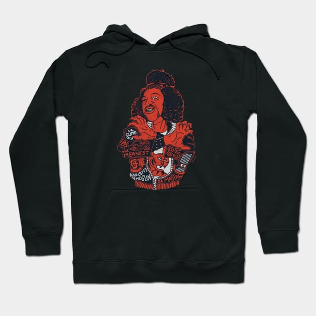 Sho nuff 85 Hoodie by Carinafkah